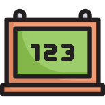 123 in board icon