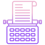 Typewriter icon