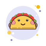 Kawaii Taco icon