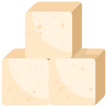 externe-tofu-alimentation-saine-et-vegan-justicon-flat-justicon icon