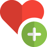 Add additional heart rate reading logotype for smartwatches icon