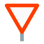 양보 표지판 icon