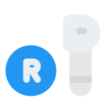 Right AirPod icon