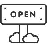 Open Sign icon