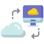 Données dans les deux directions icon