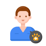 veterinario-externo-profesiones-hombres-diversidad-flaticons-plano-iconos-planos-2 icon