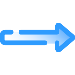 Pfeil: lang, rechts icon