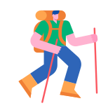 Hiking icon