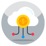 Cloud Earning icon