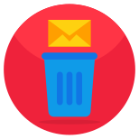 Delete Mail icon