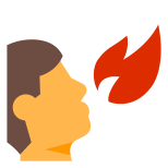 불을 뿜는 사람 icon