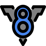 V8 is google's open source high-performance JavaScript and WebAssembly engine, written in C++. icon