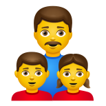 Familie – Mann-Mädchen-Junge icon