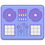 external-dj-mixer-edm-flaticons-lineal-color-flat-icons icon