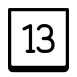 13 icon