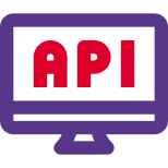 API in computer is programmed for graphical user interface icon