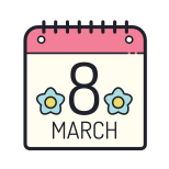 8 de março icon