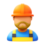 Worker Beard icon