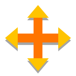 Redimensionner Quatre Directions icon