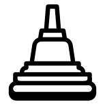 보로부두르 사원의 해골 탑 icon