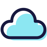 Suche in der Cloud icon