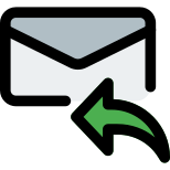 Reply email message icon