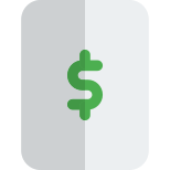 Money expenses management financial report file folder icon