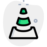 外部-vlc-媒体播放器-免费开源跨平台媒体播放器徽标-green-tal-revivo icon