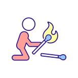 Kid Playing With Matches icon