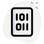 File contains code to program binary file system icon