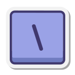 chiave-solidus-inversa icon
