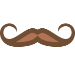 Moustache impériale icon