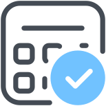 Calculator Checked icon