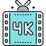 4k Film icon