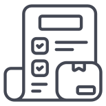 círculo-de-diseño-del-esquema-de-la-cadena-de-suministro-de-lista-de-carga-externa icon
