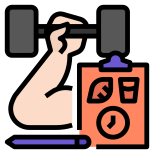 Fitness trainer icon icon