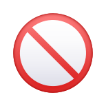 禁止表情符号 icon