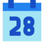 Calendario 28 icon