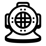 Шлем дайвера icon