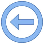 Eingekreist Links 2 icon