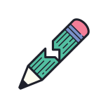 Crayon cassé icon