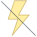 Flash desligado icon