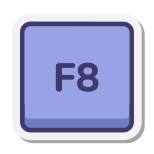 tecla f8 icon