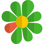 ICQ a cross-platform instant messaging and VoIP client icon