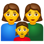 familia--mujer-mujer-niña icon