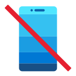 No dispositivi mobili icon
