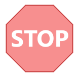 Panneau stop icon