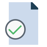 Checked File icon