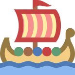 Navire Viking icon