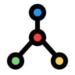 Chemistry class with an atoms nomenclature layout icon